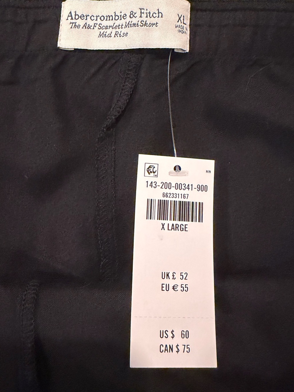 A&F Scarlet Mini Mid Rise skort - Picture 6 of 6